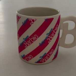 Barbie Dream Pink Striped Mug